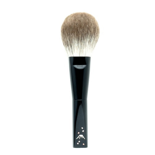 Koyudo SF Fuji-Sakura Raden Powder Brush (Black) - Fude Beauty, Japanese Makeup Brushes