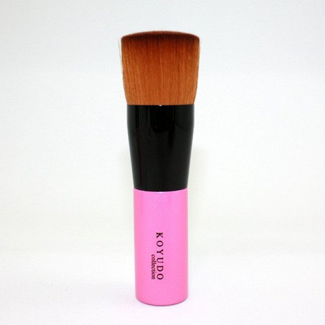Koyudo Fu-pa03 Mineral Foundation Brush, Fu-pa Series (Pink) - Fude Beauty, Japanese Makeup Brushes