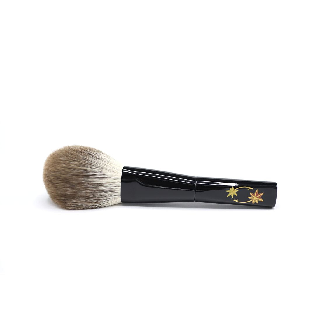 Koyudo SF Powder Brush, Momiji Makie Design - Fude Beauty, Japanese Makeup Brushes