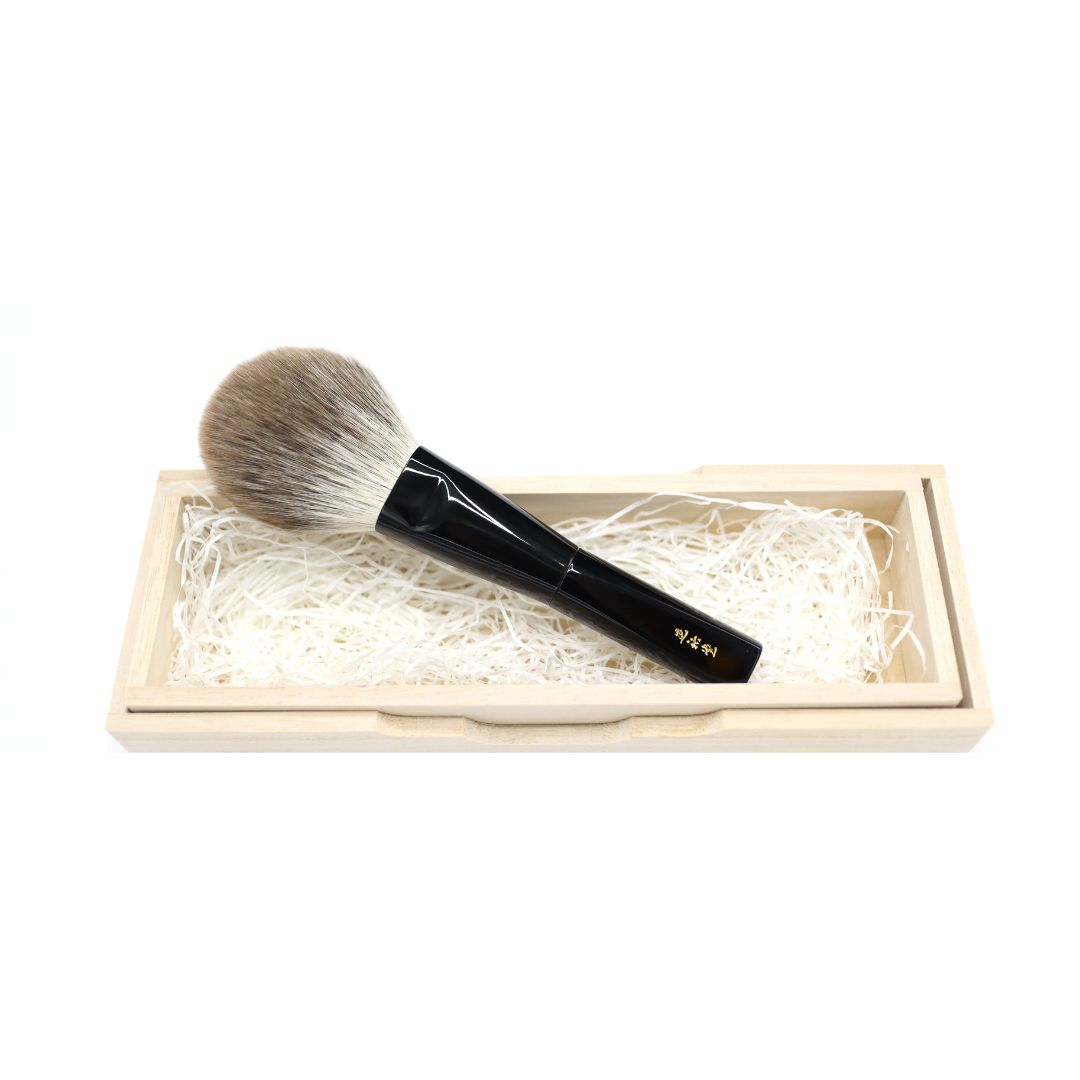 Koyudo SF Powder Brush, Momiji Makie Design - Fude Beauty, Japanese Makeup Brushes