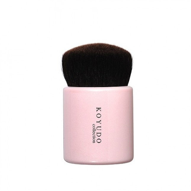 Koyudo H009 Kabuki Buffer Brush, H Brush Series Pink - Fude Beauty, Japanese Makeup Brushes