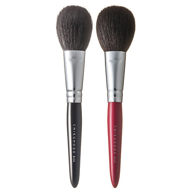 Chikuhodo Cheek Brush, Regular Series (R-C3 Black, RR-C3 Red) - Fude Beauty, Japanese Makeup Brushes