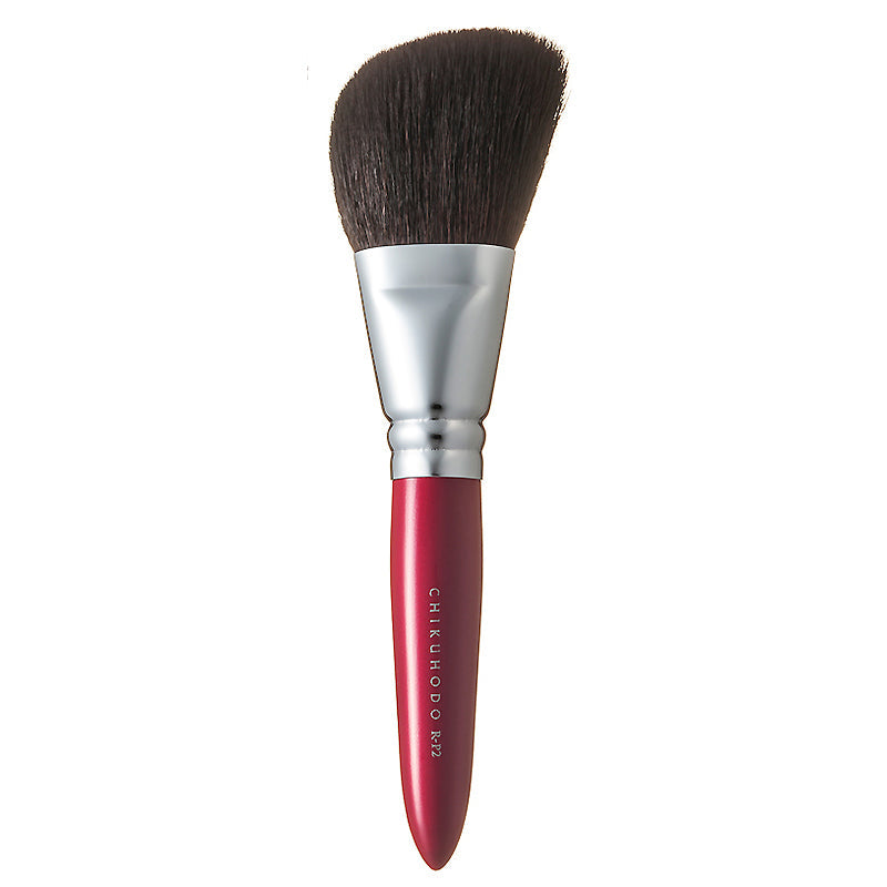 Chikuhodo Powder Brush, Regular Series (R-P2 Black, RR-P2 Red) - Fude Beauty, Japanese Makeup Brushes