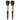 Chikuhodo Powder Brush, Regular Series (R-P3 Black, RR-P3 Red) - Fude Beauty, Japanese Makeup Brushes