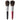 Chikuhodo Powder Brush, Regular Series (R-P6 Black & RR-P6 Red) - Fude Beauty, Japanese Makeup Brushes