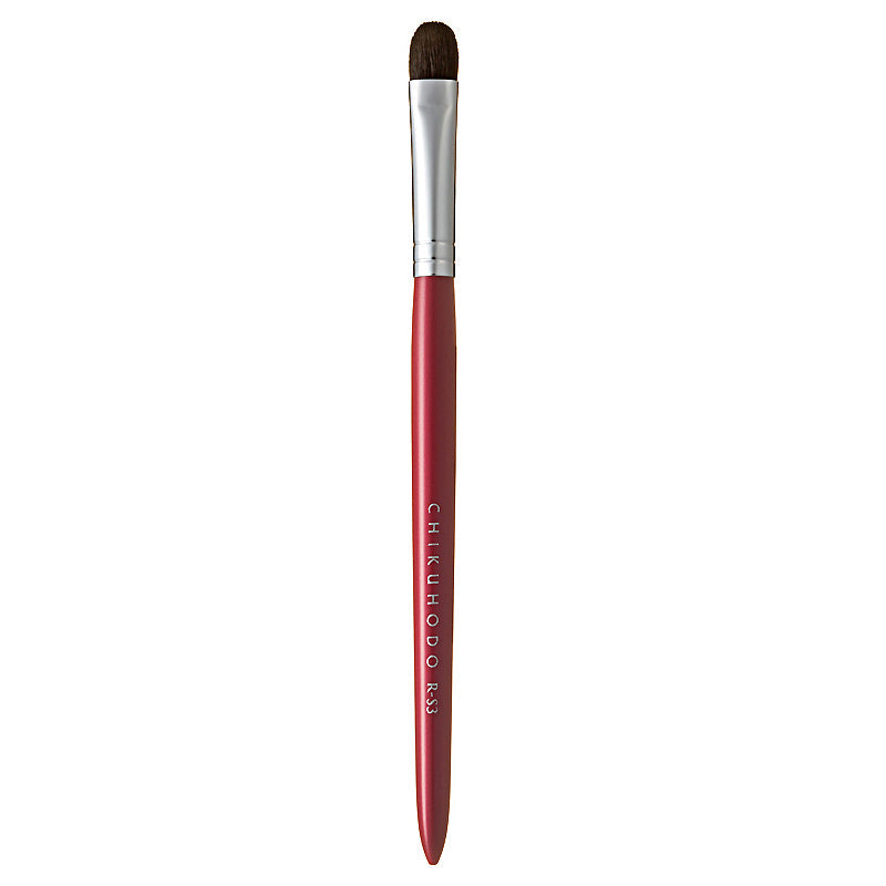 Chikuhodo Eyeshadow Brush, Regular Series (R-S3 Black, RR-S3 Red) - Fude Beauty, Japanese Makeup Brushes