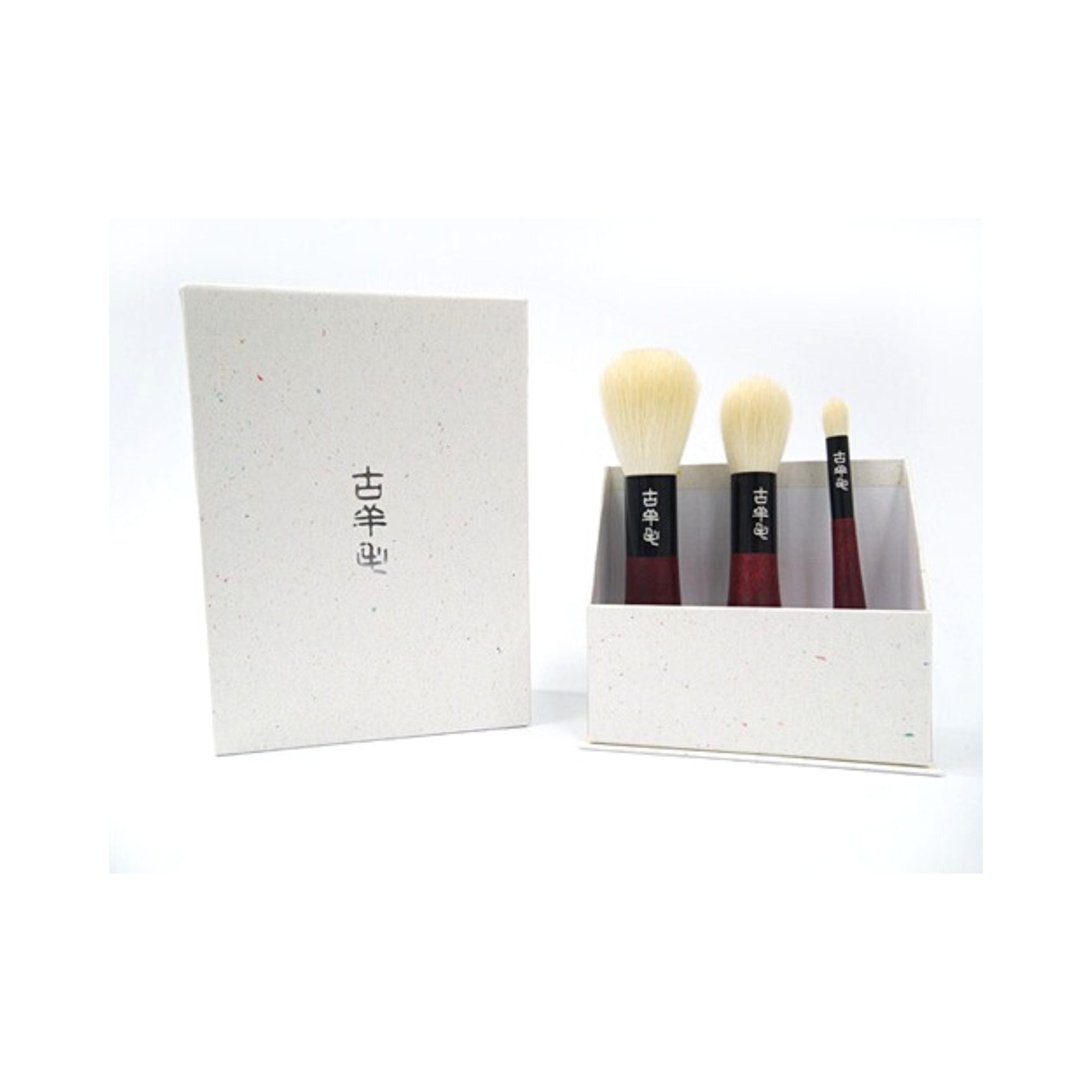 Koyomo Hana-Sakura Series 3-Brush Set - Fude Beauty, Japanese Makeup Brushes