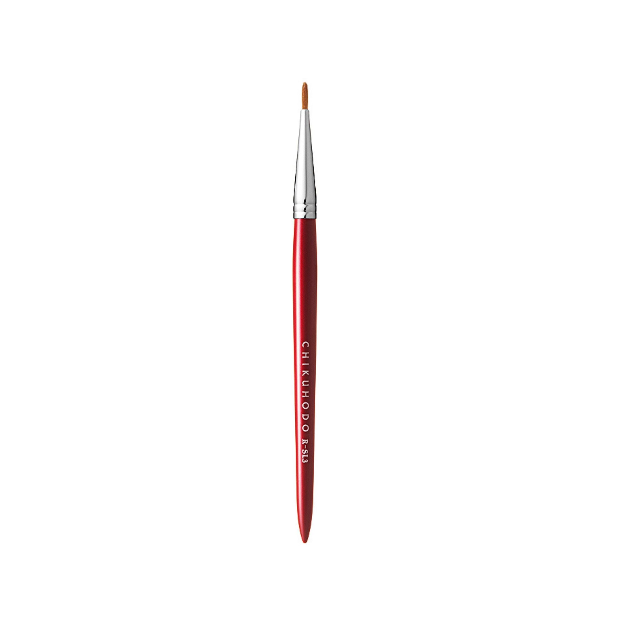 Chikuhodo Eye-Liner Brush, Regular Series (R-SL3 Black, RR-SL3 Red) - Fude Beauty, Japanese Makeup Brushes