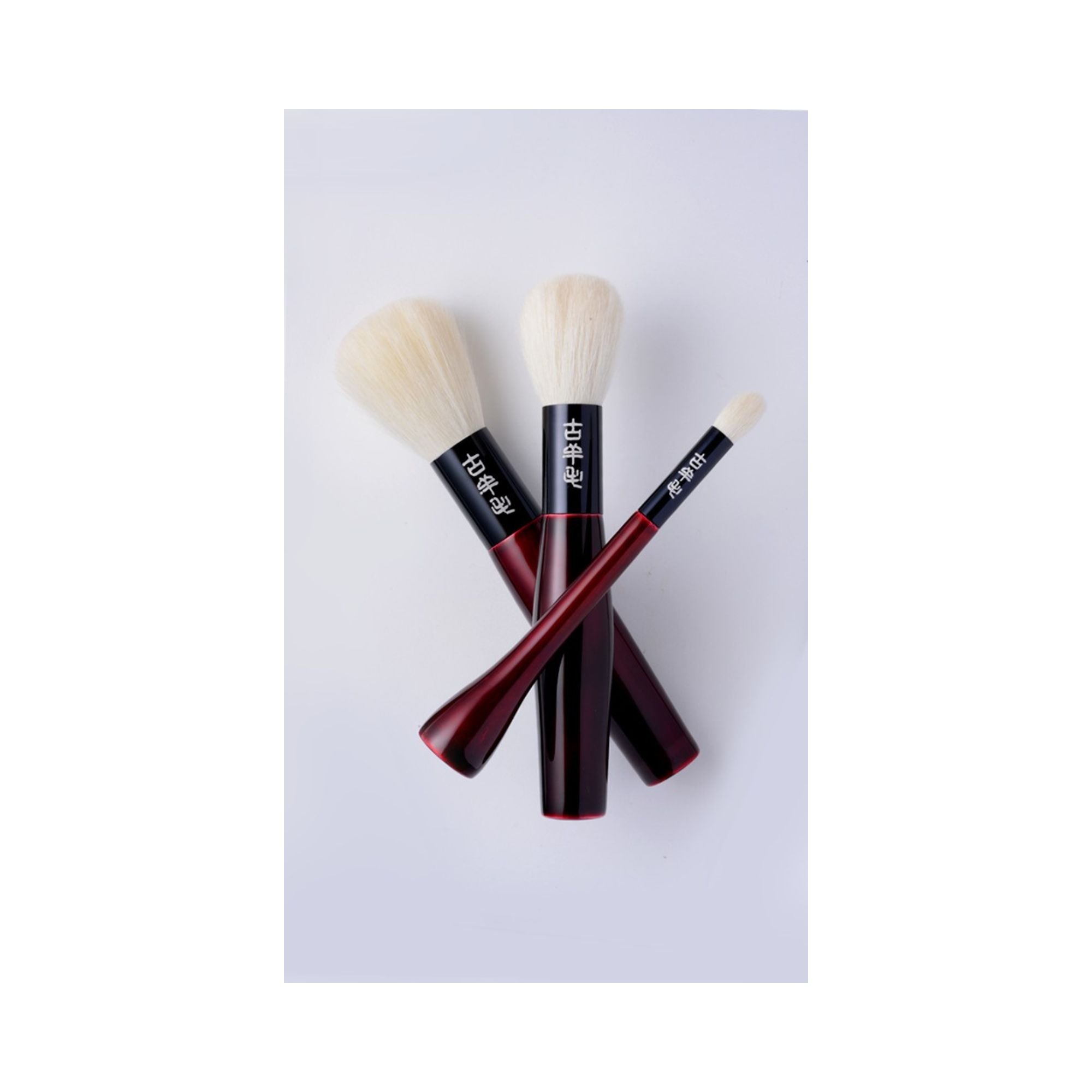 Koyomo Tsuki Hana-nuri 3-Brush Set - Fude Beauty, Japanese Makeup Brushes
