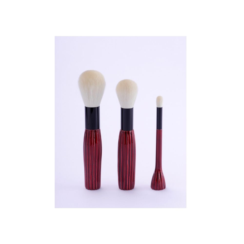Koyomo Yuki Shinogi 3-Brush Set - Fude Beauty, Japanese Makeup Brushes